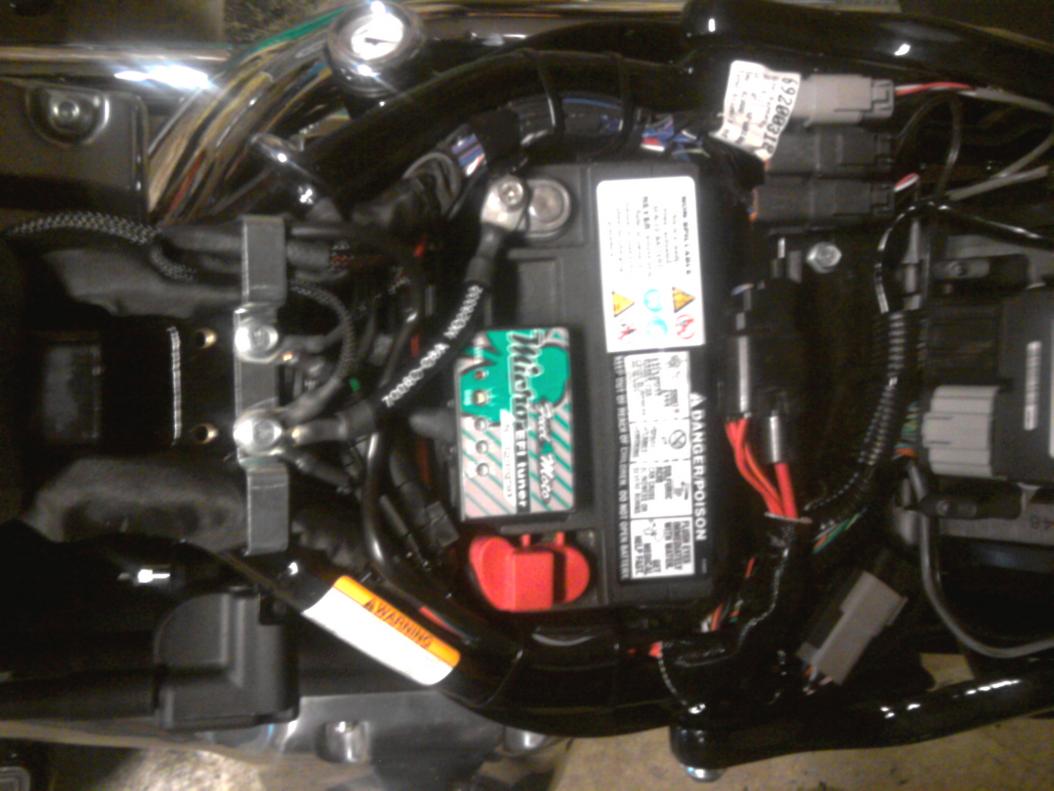 Micro Fuel Moto install on 2013 softail Slim done - Harley Davidson Forums