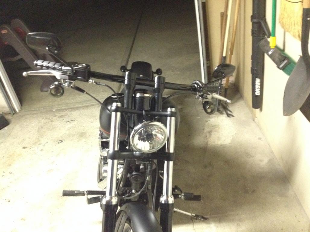 harley davidson blackline handlebars