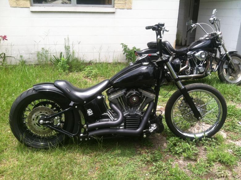 softail strutless rear fender