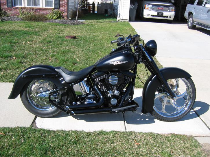 Need pictures Softails with 18" wheels - Harley Davidson ...