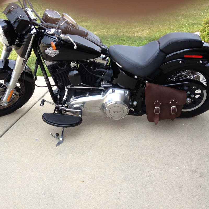 softail slim bags