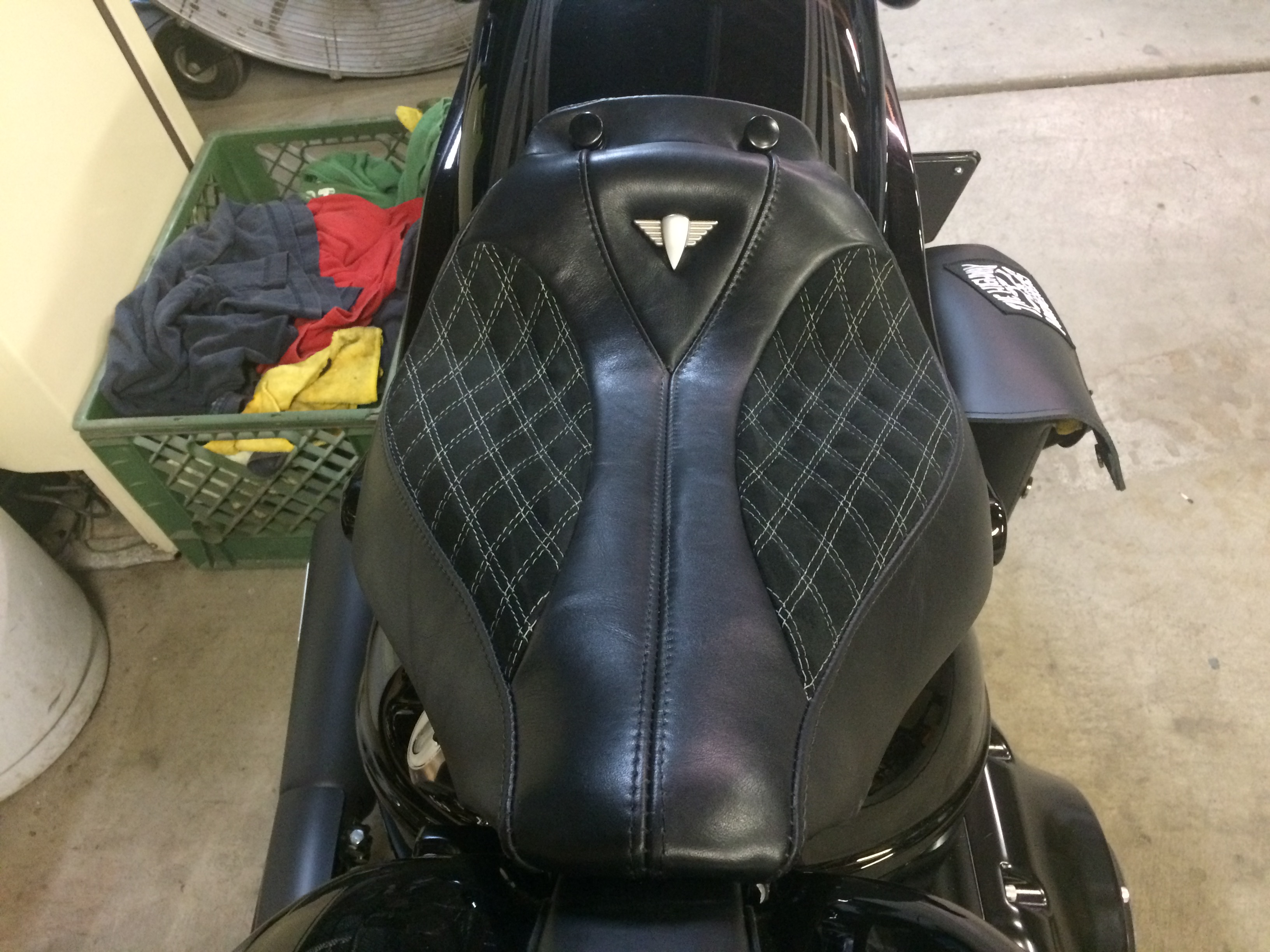 Lets see your custom seats - Page 2 - Harley Davidson Forums