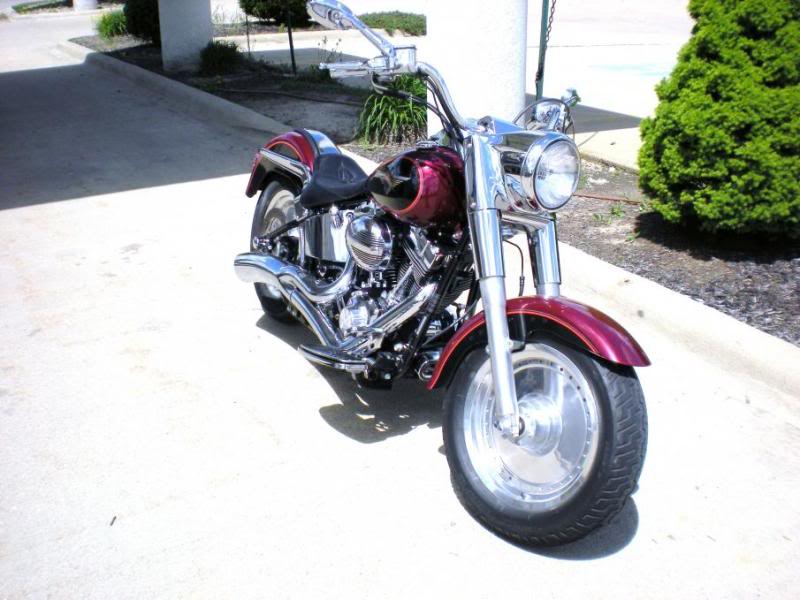 harley fatboy headlight nacelle