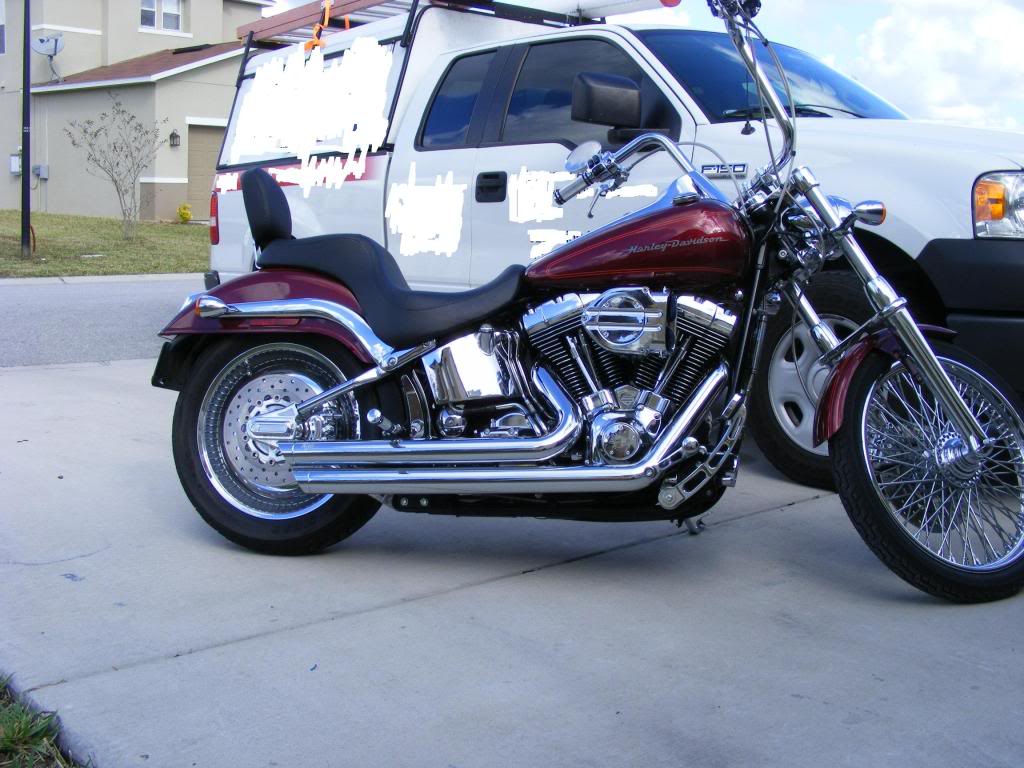 softail deuce with ape hangers