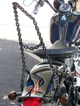 Custom sissy deals bars for harley