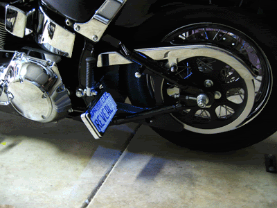 foldable license plate holder Harley Davidson