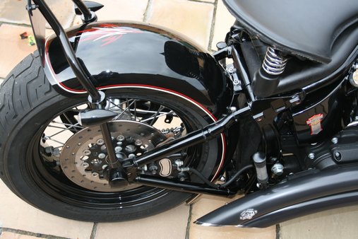 harley crossbones rear fender