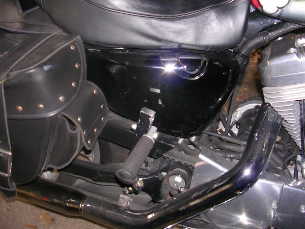 sportster rear pegs