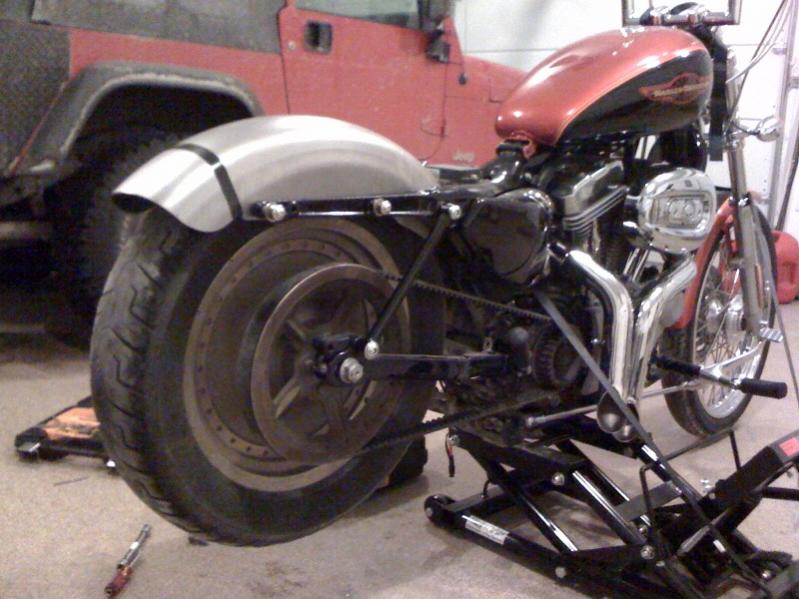 sportster chopped rear fender kit