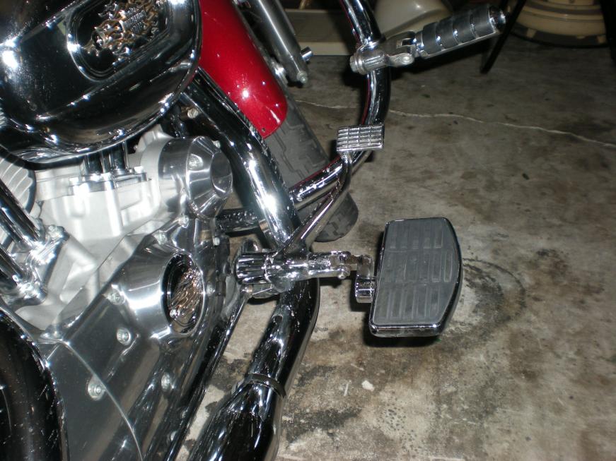 sportster floorboards with forward controls