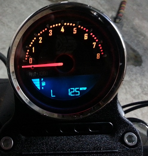 Harley speedometer tachometer combo