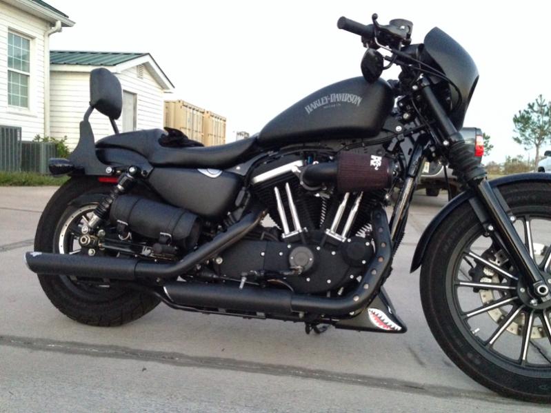 Blacked Out Harley Sportster Hobbiesxstyle