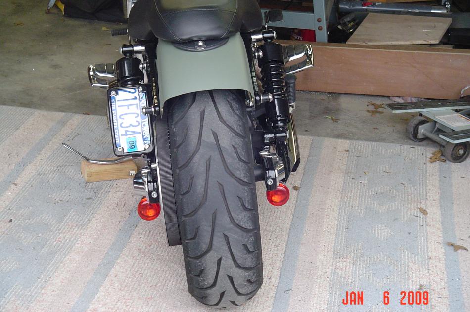 Sportster 48 2015 Shock bolt rear tailight conversion ...