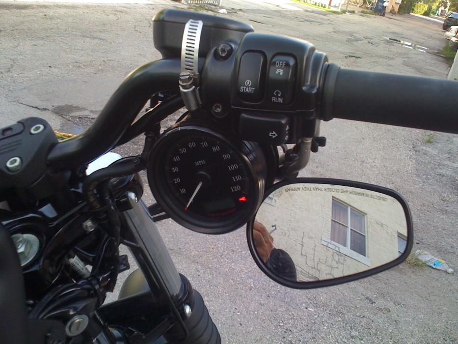 iron 883 speedo relocation kit