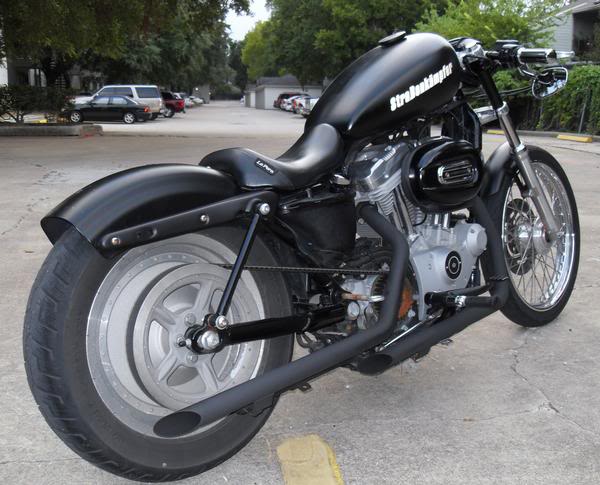 iron 883 chopped rear fender