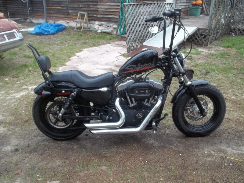 sportster 48 with sissy bar