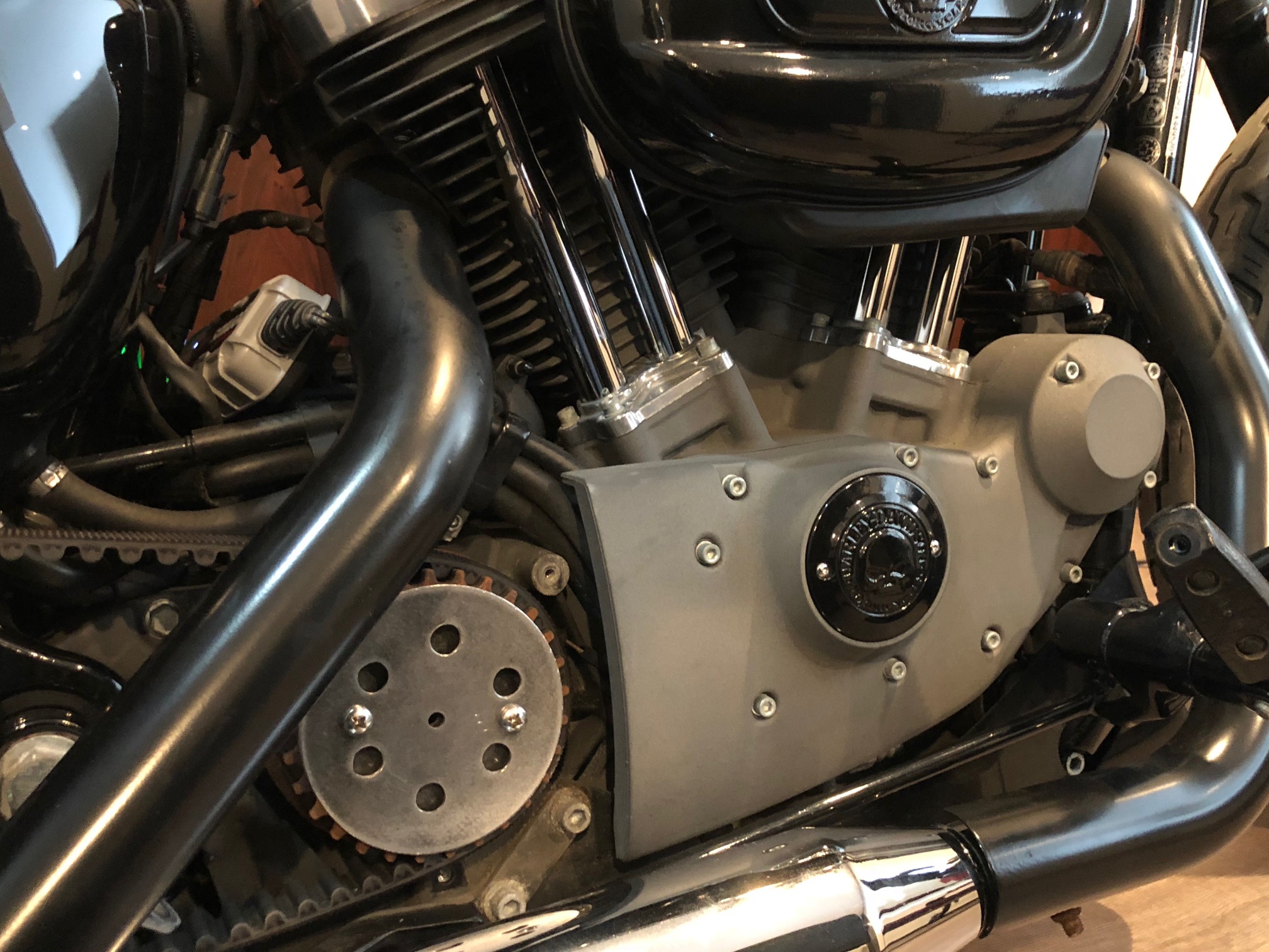 sportster cam cover chop