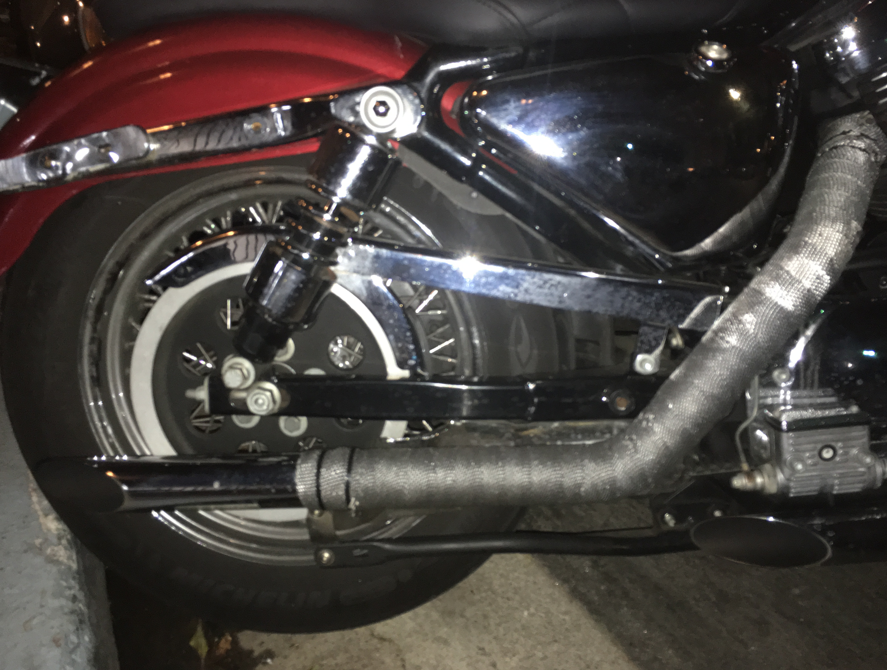 sportster rear pegs