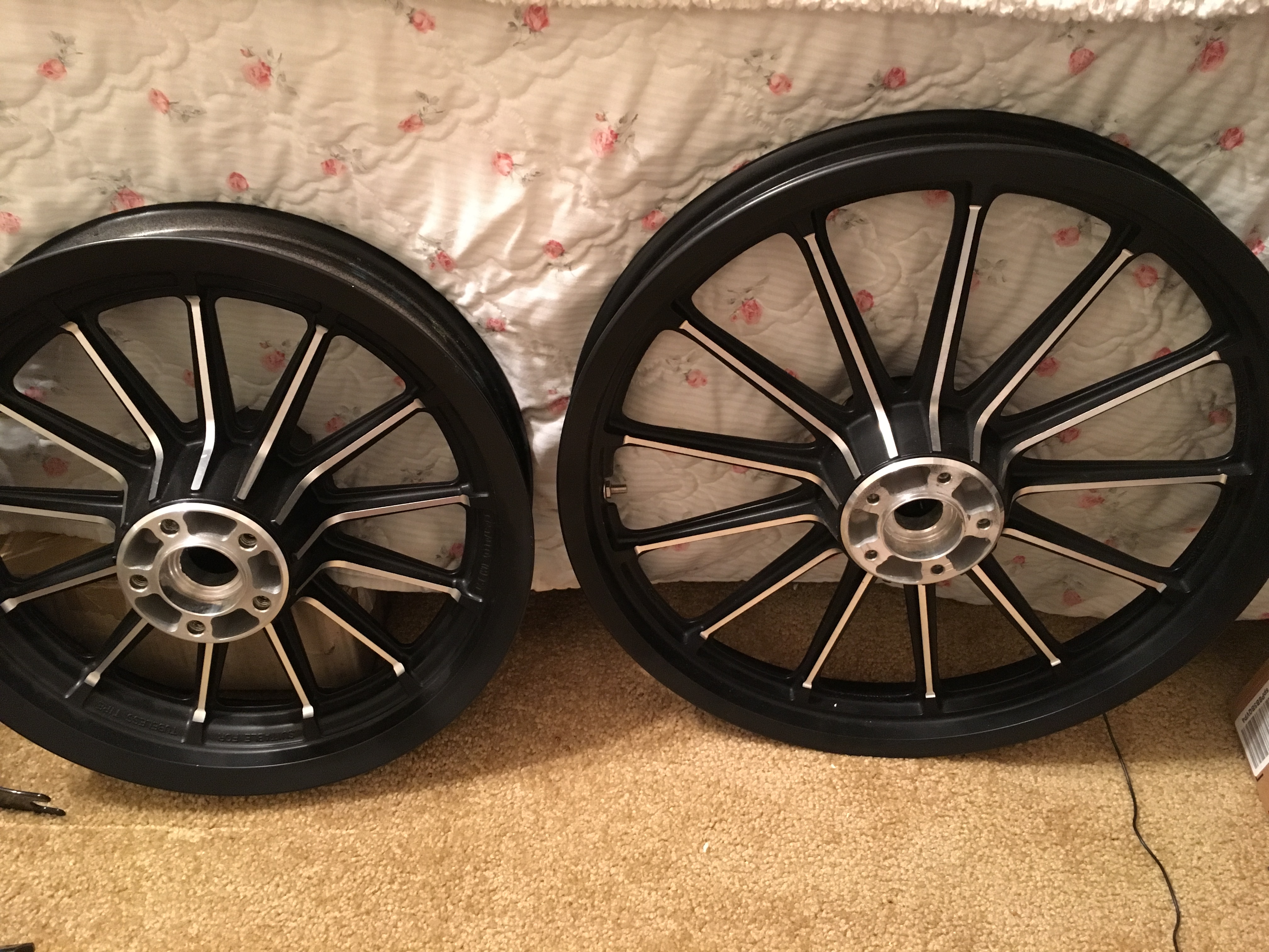 New set of sportster wheels - Harley Davidson Forums