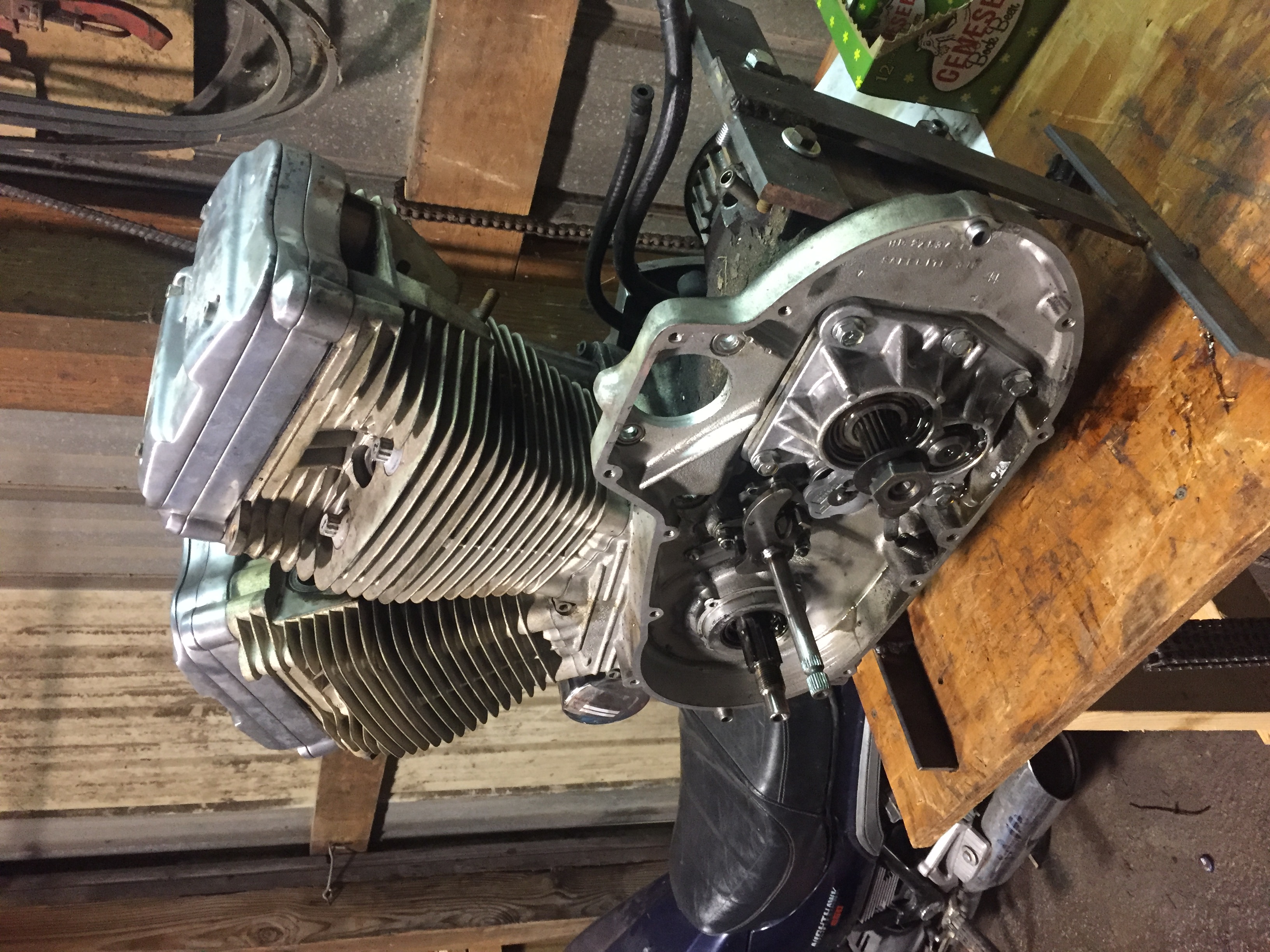 Installation Of A 82 Sportster Engine