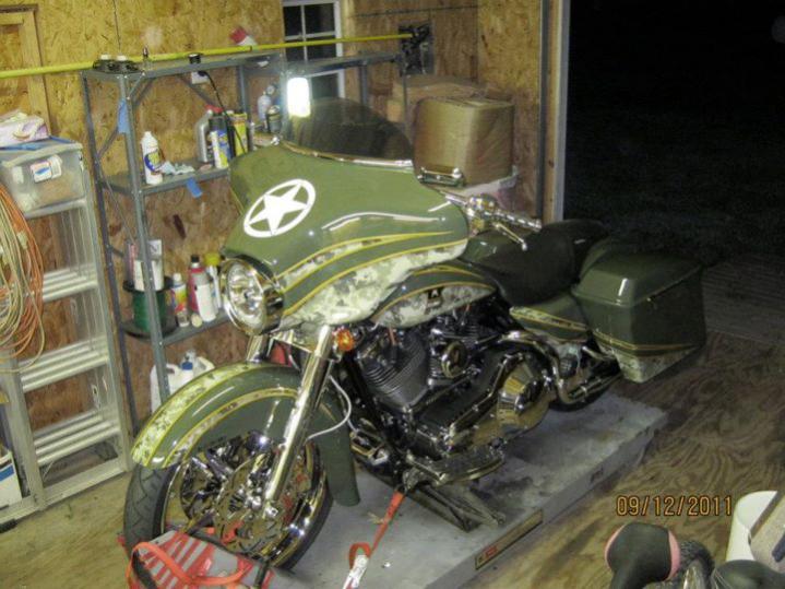  Army  paint  scheme on bagger Page 7 Harley  Davidson  Forums