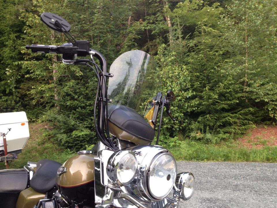 homemade motorcycle windshield