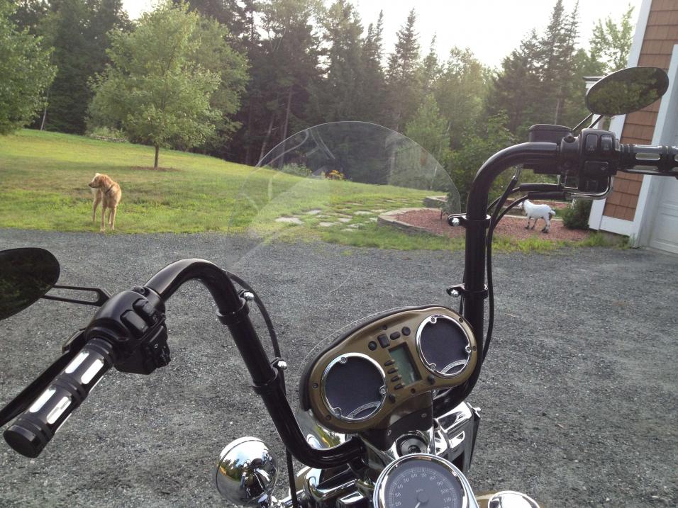 homemade motorcycle windshield