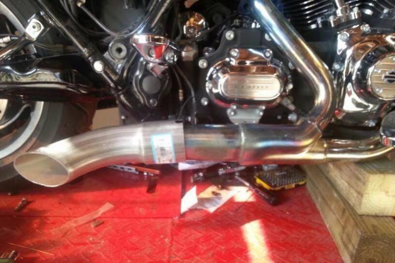 custom harley exhaust