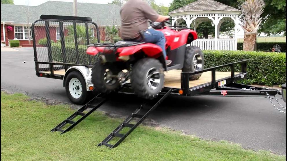 Loading a Classic sideways on 7x14 Trailer - Harley Davidson Forums