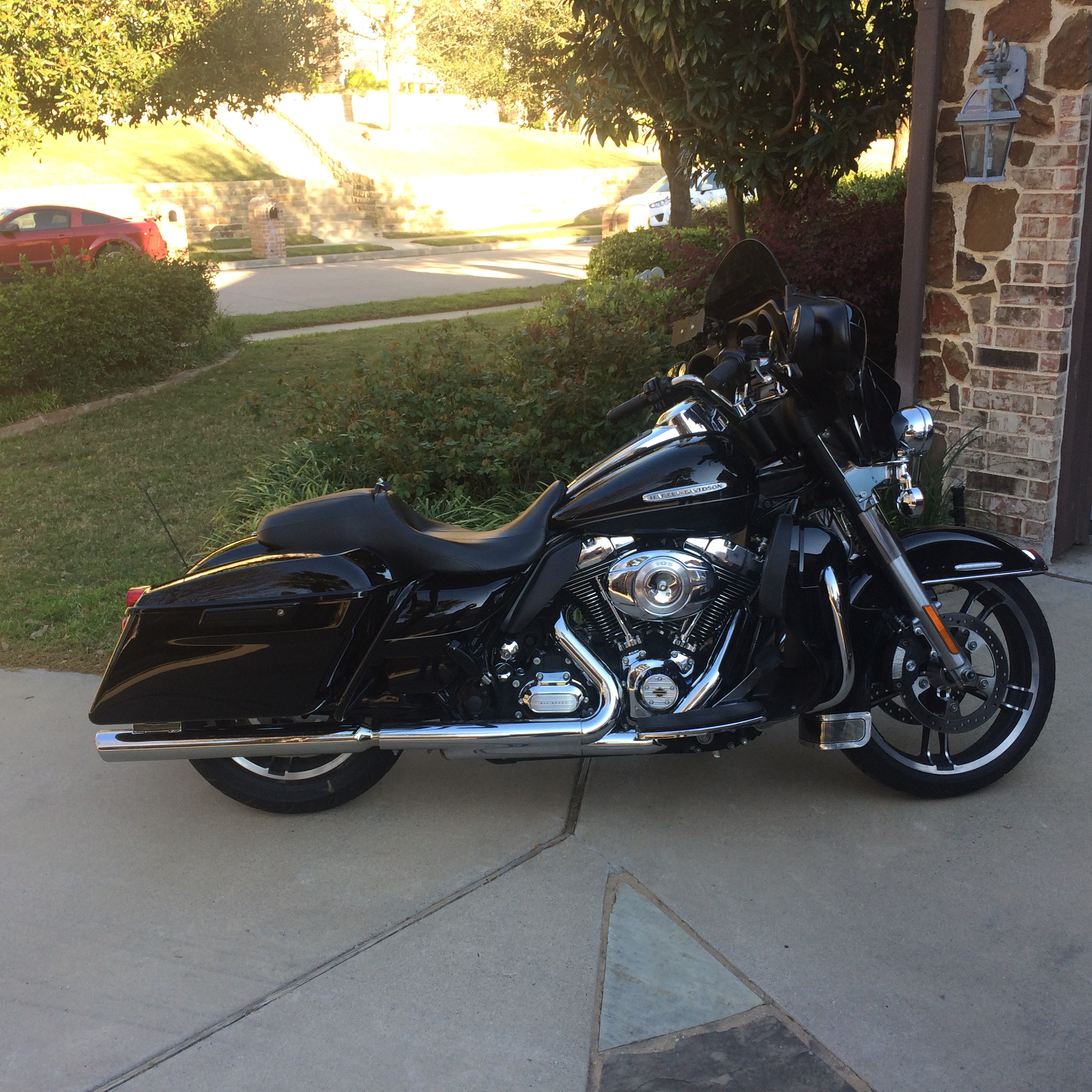 new saddlebags on older harley