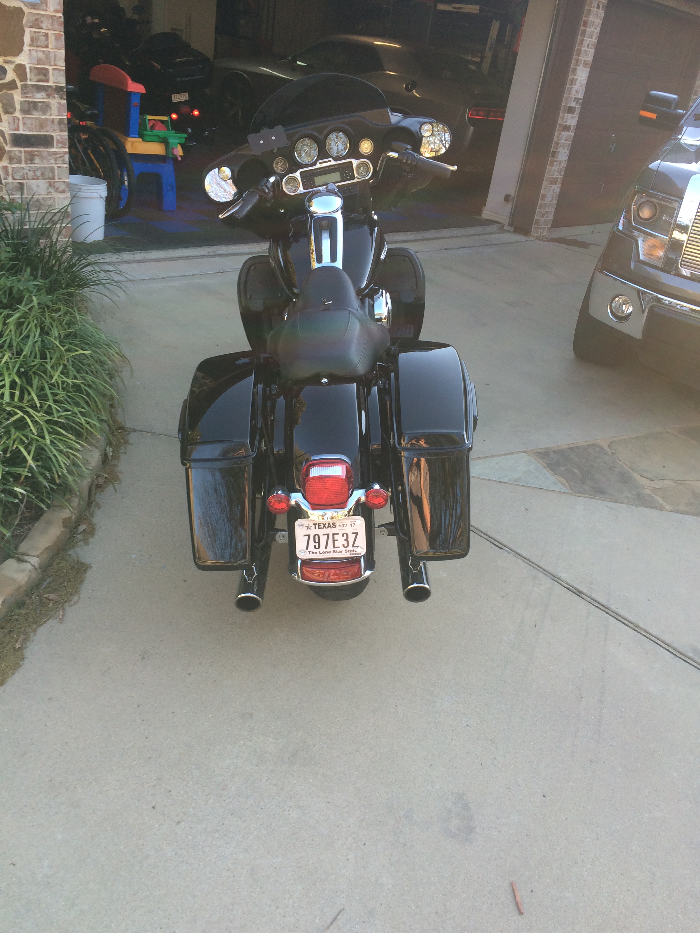 2014 saddlebags on older harley