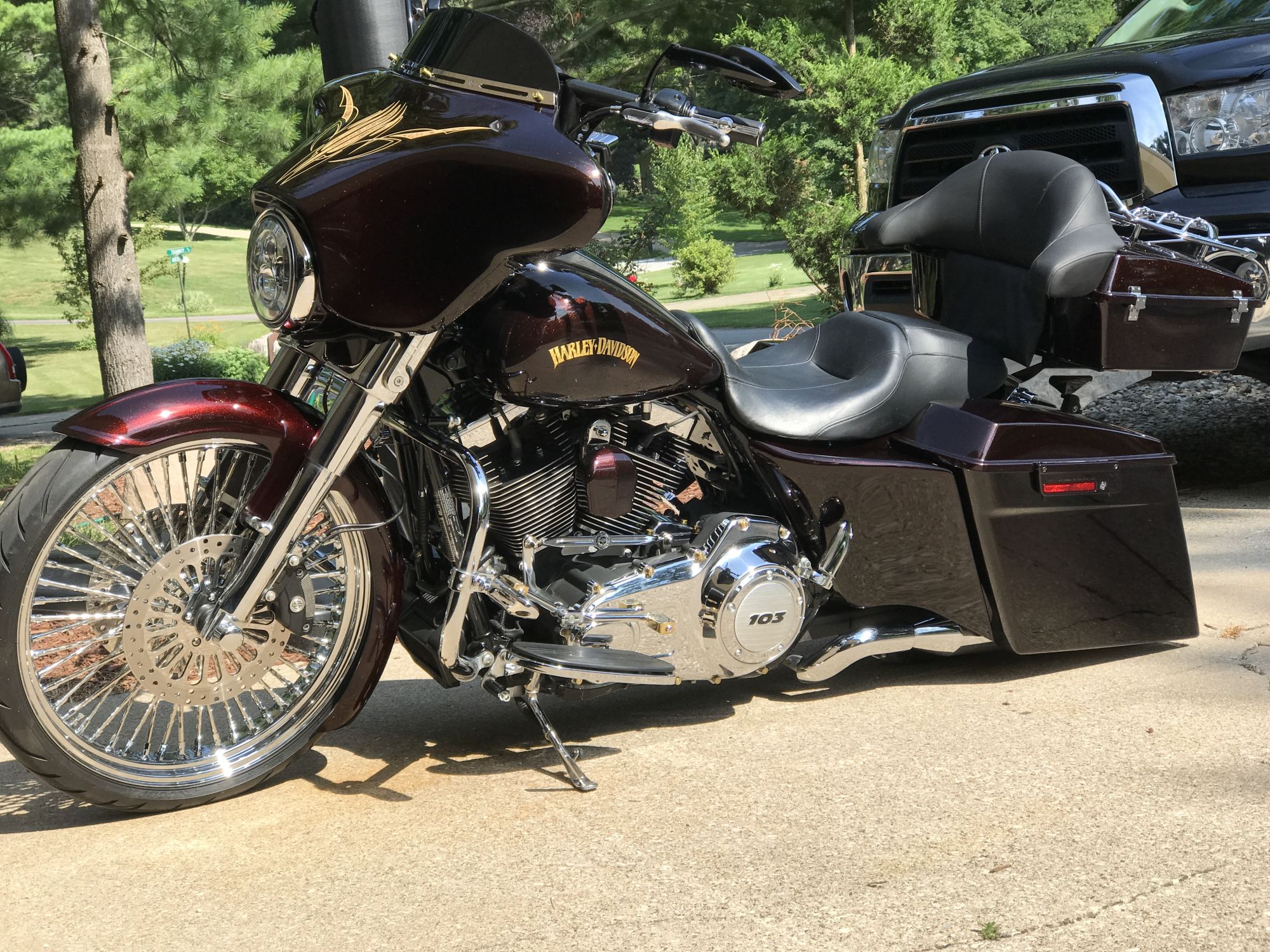 23" wheel on 2016 Street glide - Harley Davidson Forums