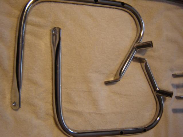 saddlebag guard rails