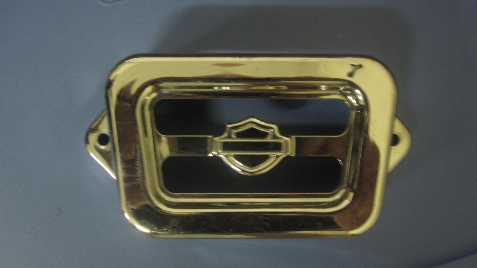 chrome voltage regulator cover harley davidson