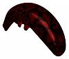 Road King Classic FLHRC Tank Fenders Red Skulls Set fits 09 10 11 by COLORMANIA-e156-front-fender-brandy-wine.jpg