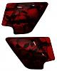 Road King Classic FLHRC Tank Fenders Red Skulls Set fits 09 10 11 by COLORMANIA-e156-side-covers-brandy-wine.jpg