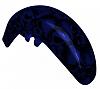 Road King Classic FLHRC Tank Fenders Blue Skulls Set fits 09 10 11 by COLORMANIA-e156-front-fender-cobalt-blue.jpg