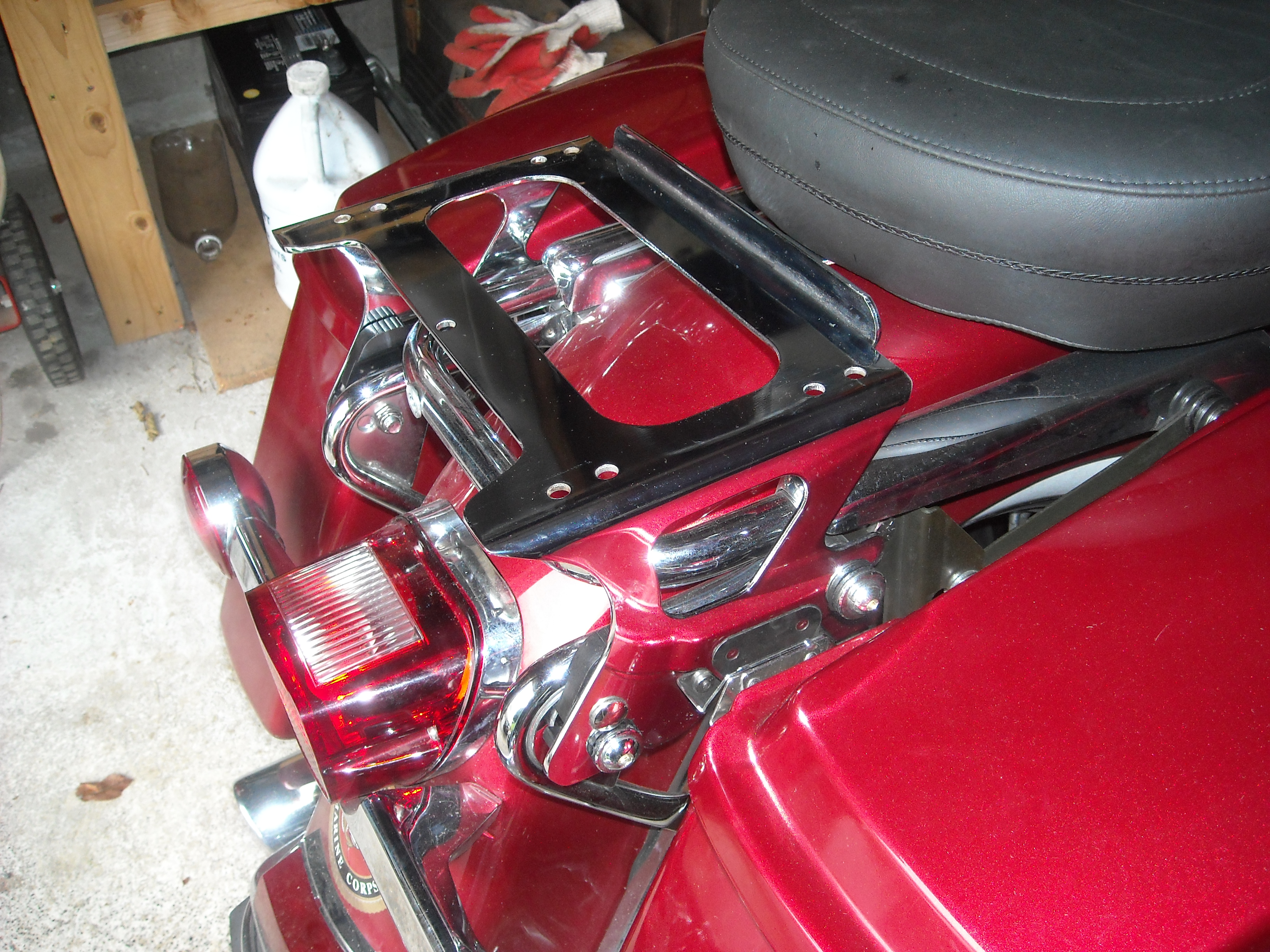 harley tour pack mounting plate