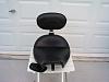 Mustang Solo Seat With Backrest #79100-front_complete.jpg