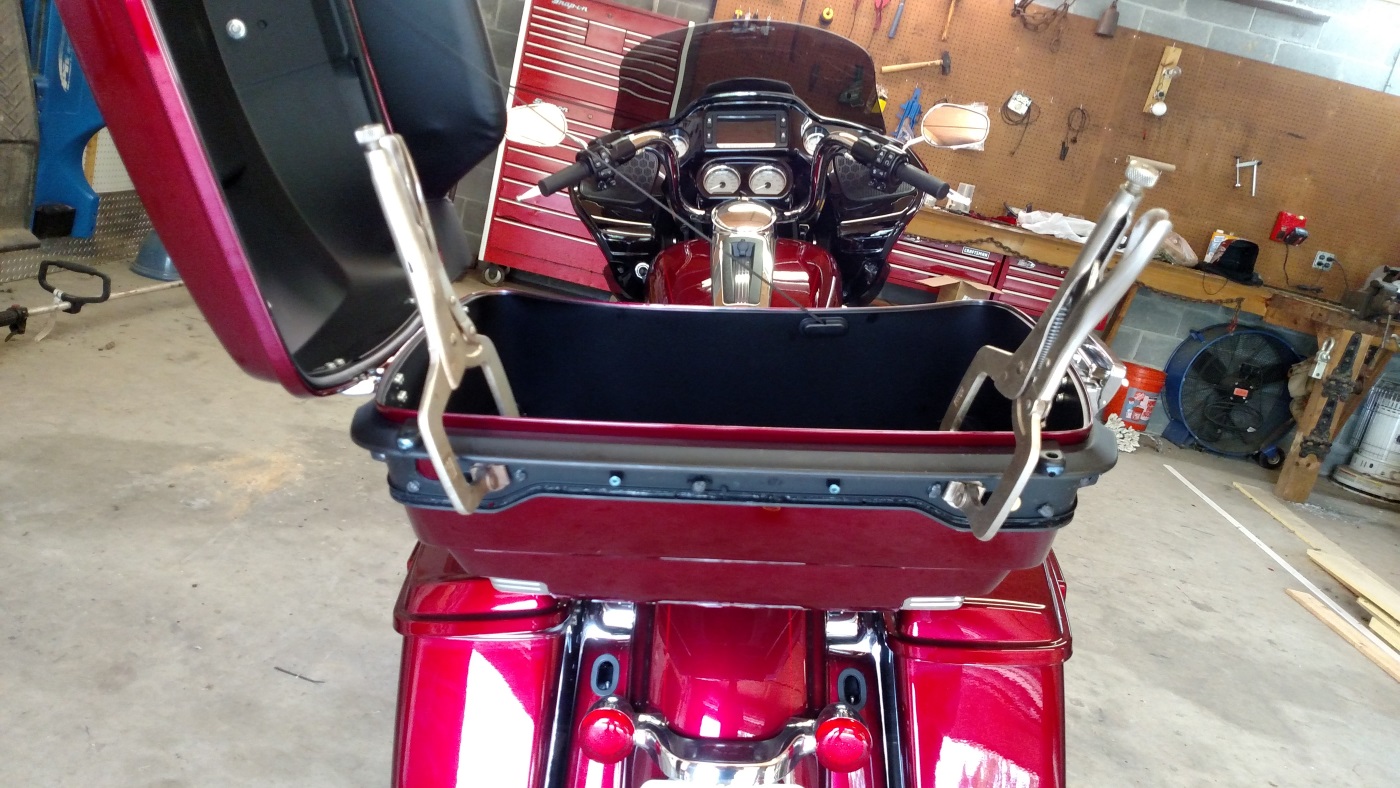 harley tour pack light template