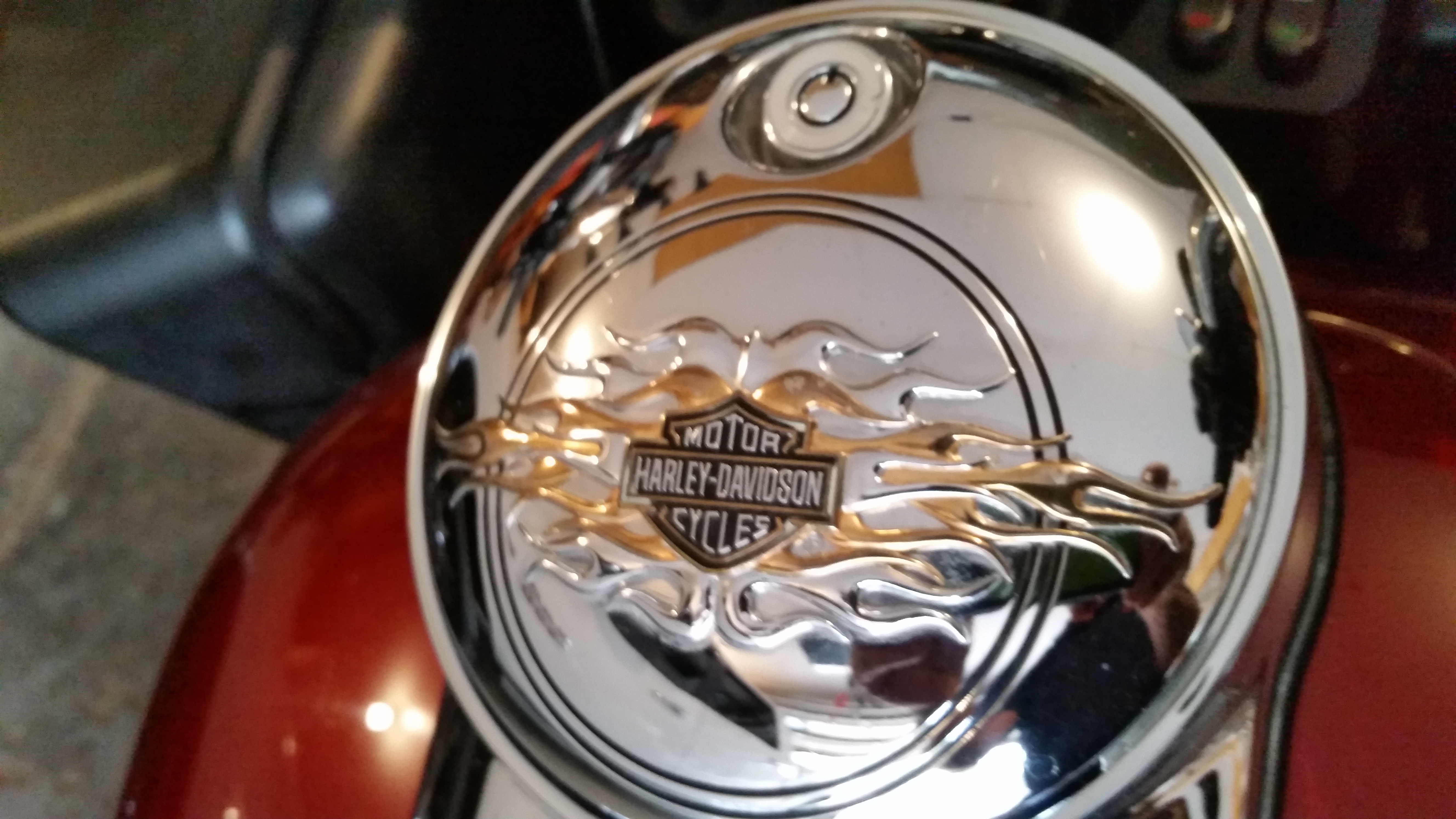 harley gas cap cover