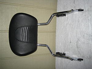 Harley Detachable Two Up Chrome Luggage Rack, Sissy Bar, and Passenger Backrest Pad 09 and Later-stb_0339.jpg