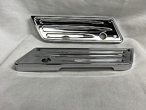 Arlen Ness Chrome Billet Saddlebag latch hinge covers-photo679.jpg