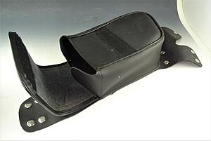 Black leather saddlebag crash bar snap on storage bags-dsc07356.jpg