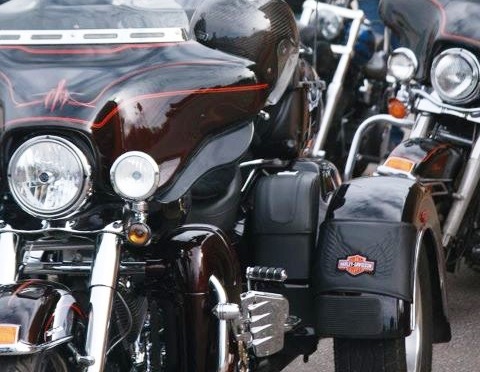 Harley-Davidson Trike Rear Fender Bra, Black