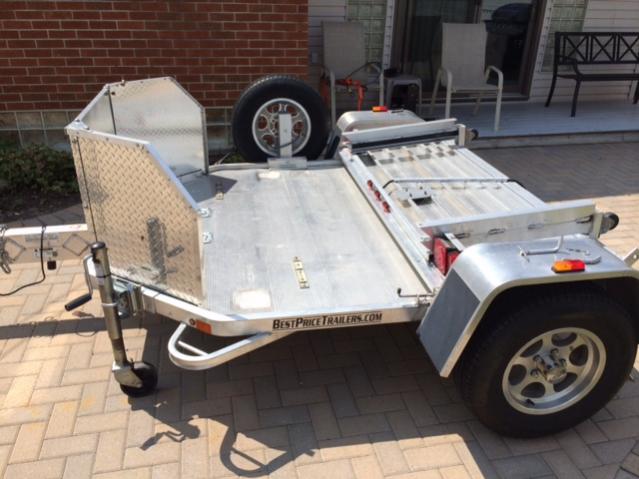 Aluminum motorcycle trailer - Harley Davidson Forums