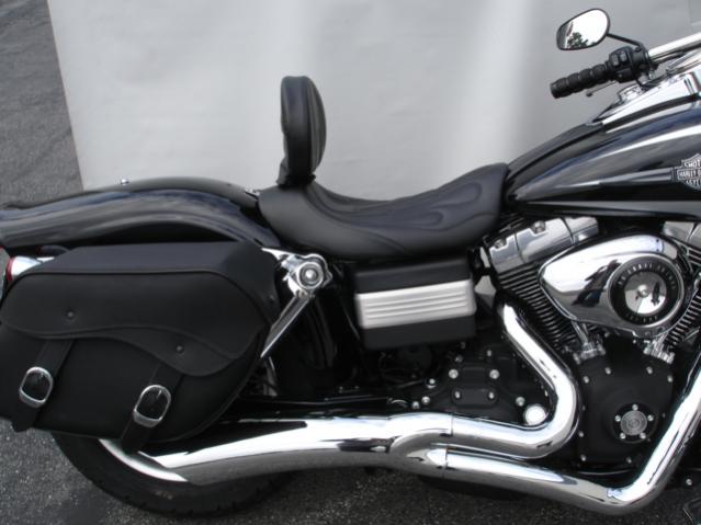 Softail Seat with Removable Drivers Backrest from C&C Motorcycle Seats ...