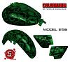 SKULL LOVERS FLHRC Custom Paint Set 09 10 11 Road King Classic ON SALE by Colormania-e156-web-organic-green.jpg