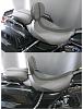 Passenger Pillion Seats for Road Kings, Street Glide, Ultras, Road Glides, Softails-2toneostrichstripe.jpg