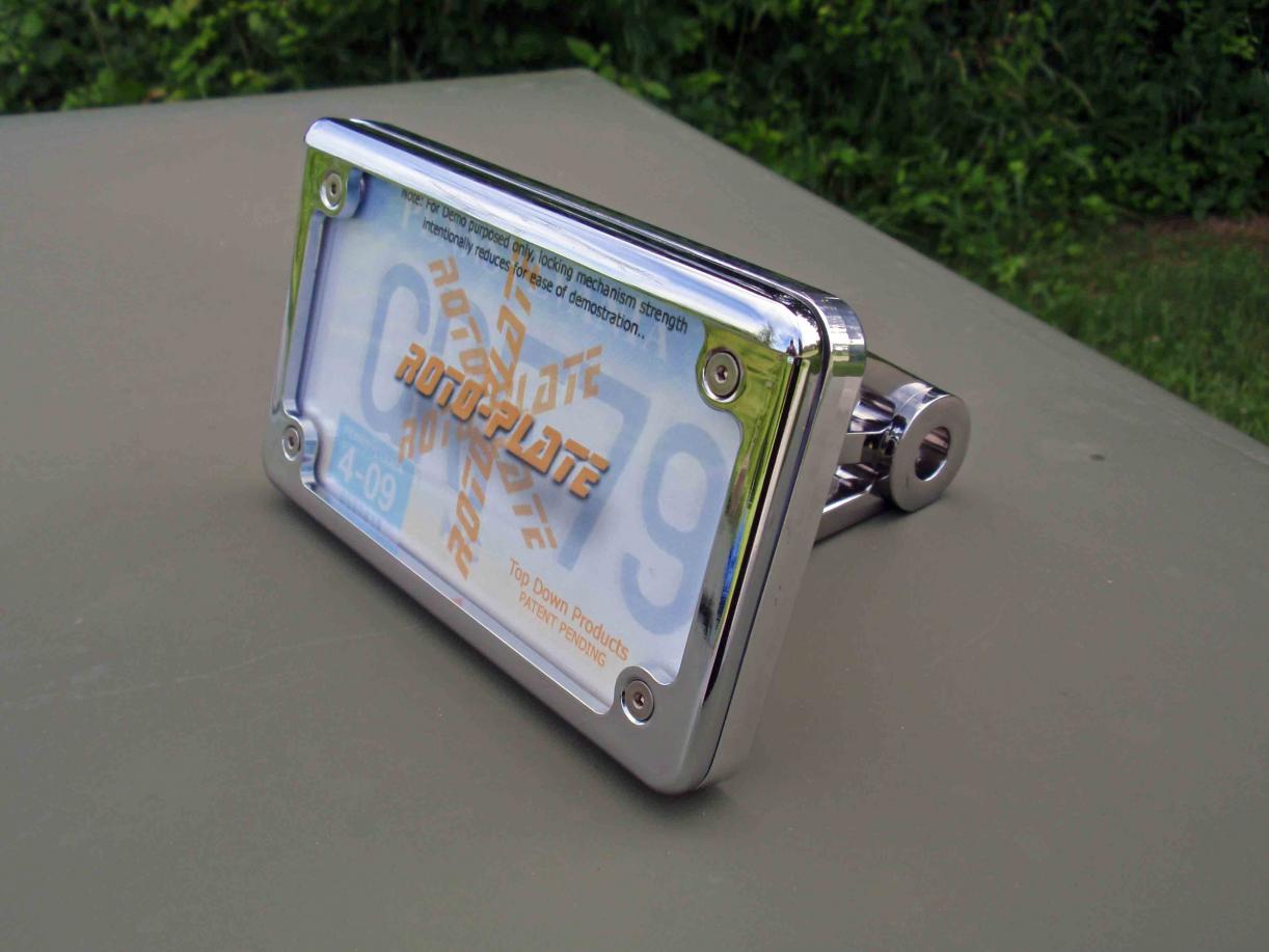 Side Mount License Plate, that Rotates! - Harley Davidson Forums